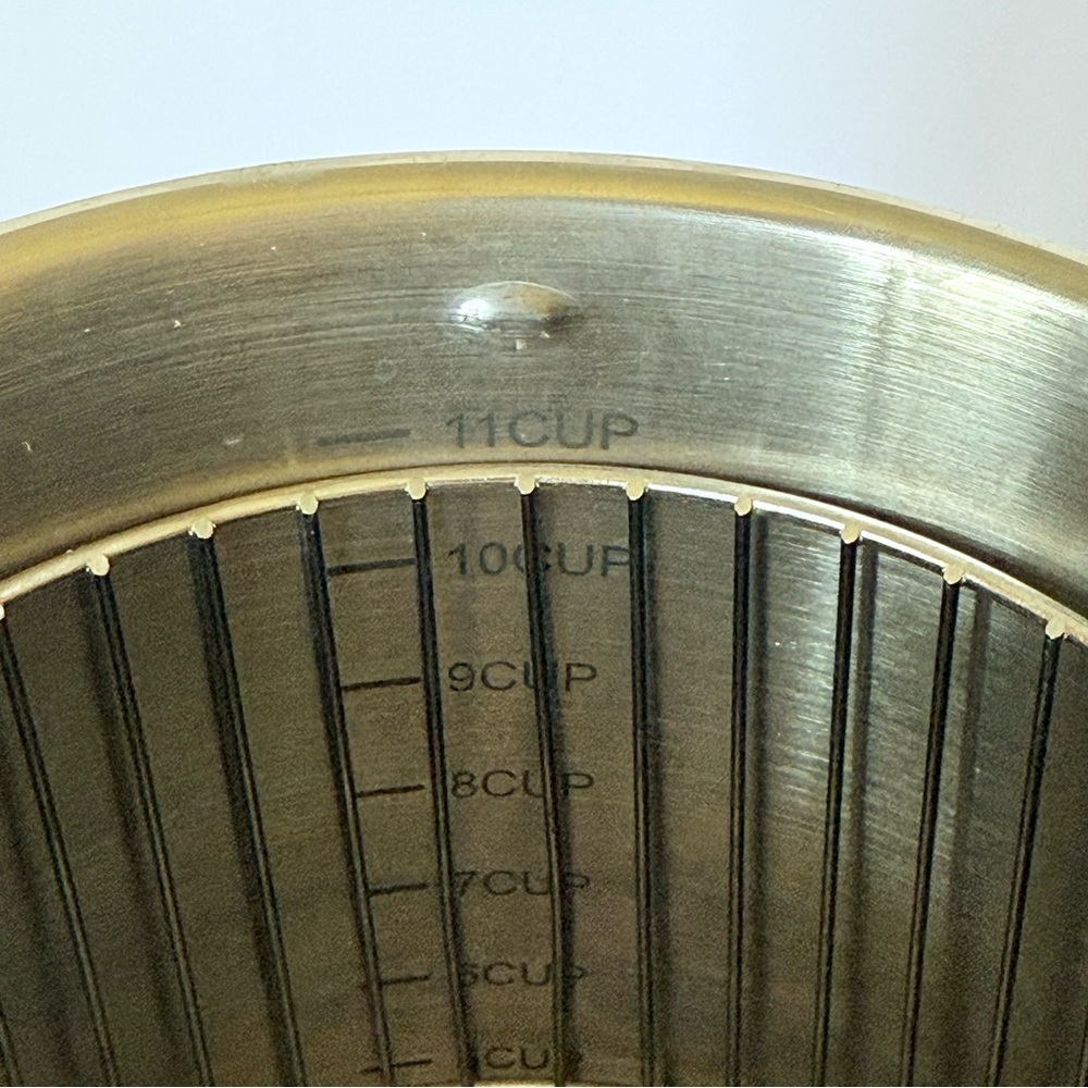 Kuhn Rikon Switzerland 4th-Burner Pot 11-Cup Lid & Steamer Basket Yellow Handles - Picture 11 of 16